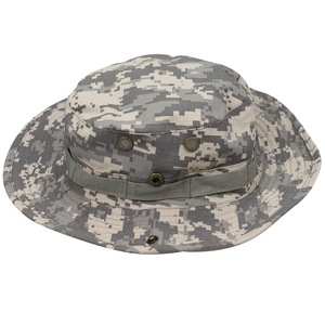 Outdoor Sport <b>Sunscreen</b> Fishing Camping Camouflaged Tactical Round Bucket Hat - Product Image 3