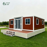Casas Contenedor Expandibles de Lujo Prefabricadas en China, de 20 pies, Tipo Caja Desplegable, para Oficina, Vivienda, Refugio al Aire Libre