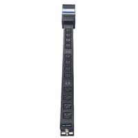 Prise C19 12 voies PDU 100A Prise C19 12 voies IEC C19 Prise d'alimentation PDU 100A avec prise d'extension de commutateur Unité de district d'alimentation