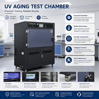 Máquina de Prueba Tipo Caja, Simulador de Envejecimiento UV, Probador Acelerado de Luz Solar, Cámara de Prueba UV Automática