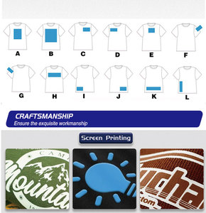 Camisetas de Algodón Grueso de Alta Calidad para Hombre, Talla Grande, 180g, Tejidas, Ecológicas, Personalizadas con Estampado, Manga Corta - Product Image 4