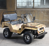 Vente d'usine Chine Mini Quads Willys pour Enfants, Véhicules à Essence 110cc 2RM 4 Temps Transmission Automatique Certifiés CEE