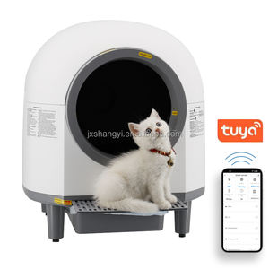 Großhandel Individuelle Große 80L Sichere Katzentoilette Geräuscharme Elektrische Selbstreinigende Automatische Katzentoilette für Mehrere Katzen - Product Image 1