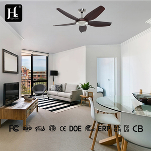 56 inch wood grain 5-blade Nordic modern bedroom living room <b>ceiling</b> fan with LED <b>lights</b> - Product Image 3