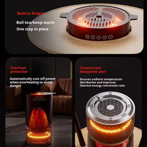 Calentador de Mesa Inteligente Multifunción con Control Táctil y Función de Cocina y Barbacoa 3 en 1 - Product Image 4