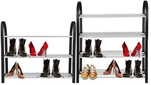 Zapatero de Acero Galvanizado Resistente a la Oxidación, Estante para Zapatos Independiente, Organizador de Zapatos para Espacios Pequeños - Product Image 3