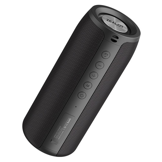 ZEALOT S32 Wireless RGB Battery-Powered for Bluetooth Speaker with TF Card Port Portable Outdoor Subwoofer New Generation