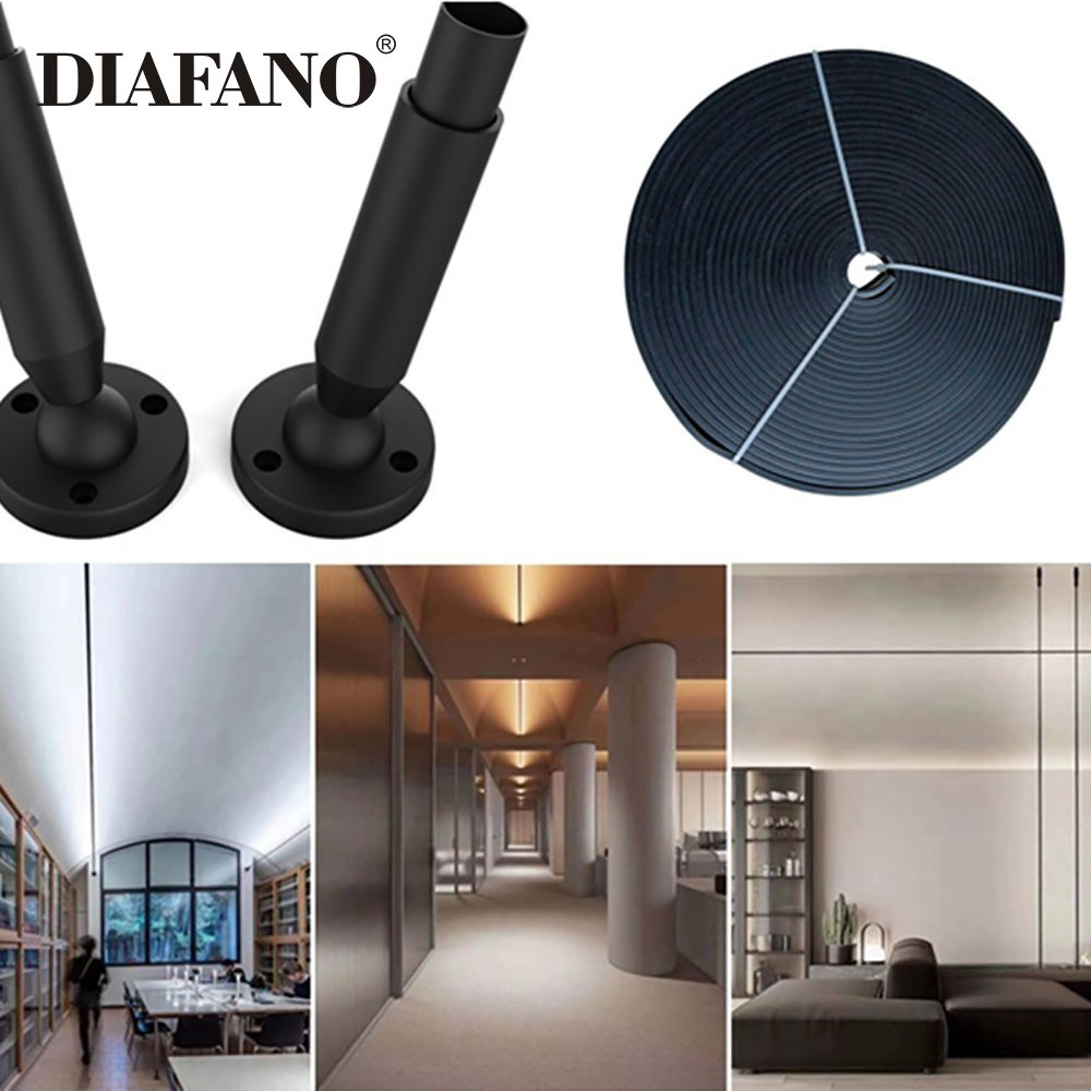Minimalist Skyline Linear Light Sconce DIY Led Wall Washer Light Ceiling Tracklight Creative Steel Aisle COB Led Strip Lights · image 2