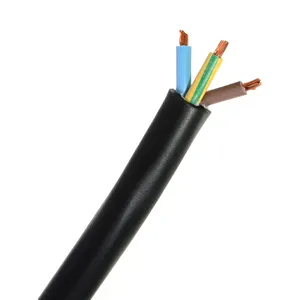 Cable de goma eléctrica flexible, cable de goma flexible, 4g1.5mm, 4g2.5mm, 4g4mm, 4x16mm2, 4x25mm2