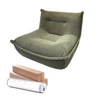 Ensemble de canapés d'angle - Fauteuil modulaire en tissu, salon, chambre à coucher, canapé détachable en éponge haute densité