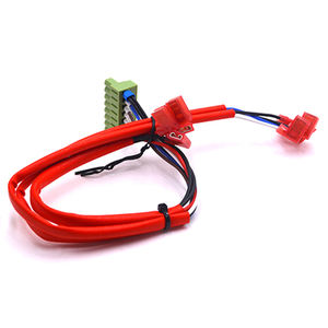 Grüner Klemmen block mit 5,08mm Abstand WJ2EDGK-5.08-8 P 0,5mm 2 Teile der Kabel klimaanlage 8-poliger Adapter-Kabelbaum-Kabel baugruppe - Product Image 2