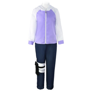 Disfraz de Hinata Hyuga, conjunto completo con Kunai y correas para actuaciones en escenario de juegos de rol de anime - Product Image 1