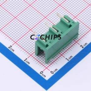 KH-ZBF3000R-3P-7.62G Plug-in Terminal Block Through hole Component (THT),P=7.62mm Connector 7.62mm Green Right Angle Pin 3P - Product Image 2