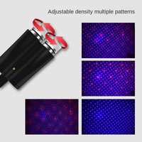 Lumière de plafond USB pour voiture, ciel étoilé, 5V 0.1W, projection d'ambiance, lumière rythmique pour la maison et l'extérieur