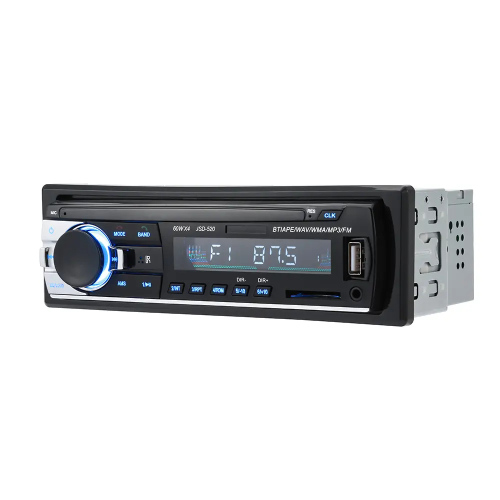 Máy Phát Âm Thanh Nổi Trên Xe Hơi Máy Phát MP3 Kỹ Thuật Số Cho Xe Hơi Đài FM 60Wx4 Âm Thanh Nổi USB/SD Có Đầu Vào AUX Gắn Bảng Điều Khiển