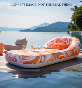 Thoải mái ngoài trời Sun giường Ghế hồ bơi sunlounger Lounger nổi nệm - Product Image 6