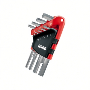 Jeu de clés Allen Usag 1.5 2 2.5 3 4 5 6 8 10 mm, clés hexagonales métriques, kit d'outils - Product Image 2
