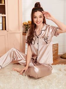 2022 nouvelles dames vêtements de nuit femmes décontracté maison vêtements belle Satin vêtements de nuit pour l'été sommeil pyjamas - Product Image 6
