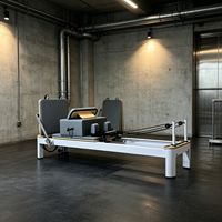 Reformer de Pilates de Aluminio Blanco para Entrenamiento Privado Individual