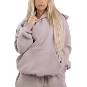 Wholesale Custom Women Tracksuit Women Loungewear Sets Ladies Sportswear 2 Piece <b>Sweat</b> Shorts and Hoodie Set for Women - Product Image 6