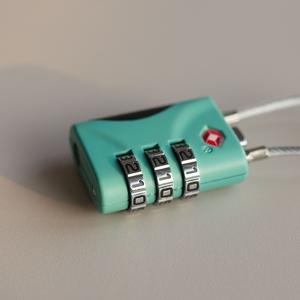 Serrures TSA pour bagages petite serrure à combinaison avec câble pour valise armoire sac à dos <span class=keywords><strong>petit</strong></span> cadenas pour essentiels de voyage - Product Image 4