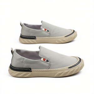 Chaussures décontractées en toile pour hommes Hashion, à bout rond, respirantes, avec semelle en caoutchouc, pour toutes les saisons, style marche - Product Image 1