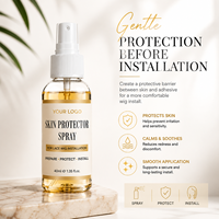 Spray Protecteur Cutané en Gros, Plusieurs Tailles, Marque Privée, Préparation Cutanée Pré-Adhésive pour l'Installation de Perruques en Dentelle