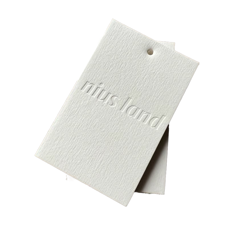 Cardboard Waterproof Hang Tags For Underwear Intimate Clothing Labels Soft Garment Swing Tags Apparel Brand Labels Manufacturer