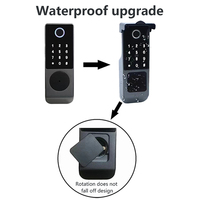 Serrure intelligente numérique pour porte extérieure Wi-Fi, coffre-fort domestique, serrure à code Tt Lock, application Tuya, pour appartement, maison