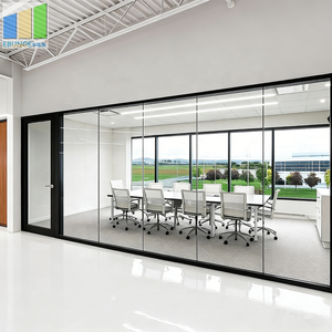 Sistema de Divisiones de Espacio Interior con Paneles de Vidrio para Oficina EBUNGE |   Marco de Aluminio Personalizado y Diseño Modular - Product Image 1