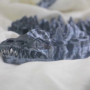 Dragón Esqueleto Articulado Gigante <span class=keywords><strong>de</strong></span> Plástico Impreso en 3D <span class=keywords><strong>de</strong></span> 72 cm con Mandíbula Móvil, Totalmente Articulado, Temática Animal, Colores Personalizados al por Mayor, D&D - Product Image 4