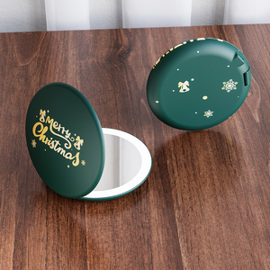 Cầm tay gấp có thể sạc lại LED thắp sáng du lịch 1X 10x Độ phóng đại xách tay Vòng Magnifying nhỏ gọn gương trang điểm cho quà tặng - Product Image 1