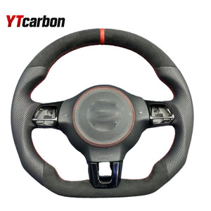 <span class=keywords><strong>Volant</strong></span> de direction YTcarbon entièrement en cuir style daim italien pour <span class=keywords><strong>Golf</strong></span> <span class=keywords><strong>6</strong></span> Polo GTI <span class=keywords><strong>GTD</strong></span> Jetta - Product Image 1