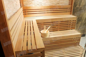 Attrezzatura da palestra commerciale 4 persone idroterapia spa sauna tradizionale yacuzzi extrieur <span class=keywords><strong>casa</strong></span> sauna prefabbricata in legno - Product Image 5