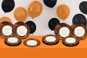 Platos de Papel Desechables Redondos de 9 Pulgadas con Diseño de Guepardo para Fiestas Temáticas de Animales y Safari, 350 g/m², Color Blanco, Aprobados por la FDA, Artículos para Fiestas - Product Image 4