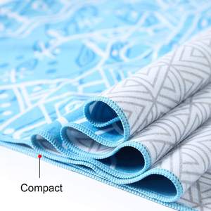 Serviette <span class=keywords><strong>de</strong></span> <span class=keywords><strong>bain</strong></span> en microfibre, lot <span class=keywords><strong>de</strong></span> 8 pièces, imprimé <span class=keywords><strong>de</strong></span> poissons, Plage, sable, pour femmes - Product Image 5