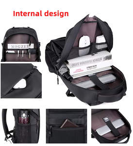 कस्टम लेजर लोगो मुद्रित लोगो सरल आकस्मिक हल्के कंप्यूटर बैकपैक बैग ग्राहक कर्मचारी उपहार लैपटॉप बैकपैक - Product Image 3