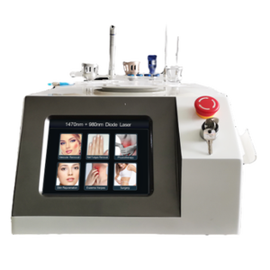 Sistema de liposucción Endolaser profesional-980 1470nm Láser de diodo de longitud de onda dual 30W Refrigeración por aire para contornear el cuerpo - Product Image 6