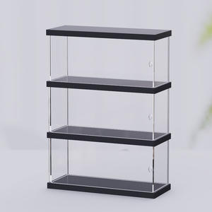 Boîte de présentation en acrylique HD anti-poussière de type debout pour figurines et blocs de construction, armoire de <span class=keywords><strong>rangement</strong></span> moderne à quatre étages - Product Image 3