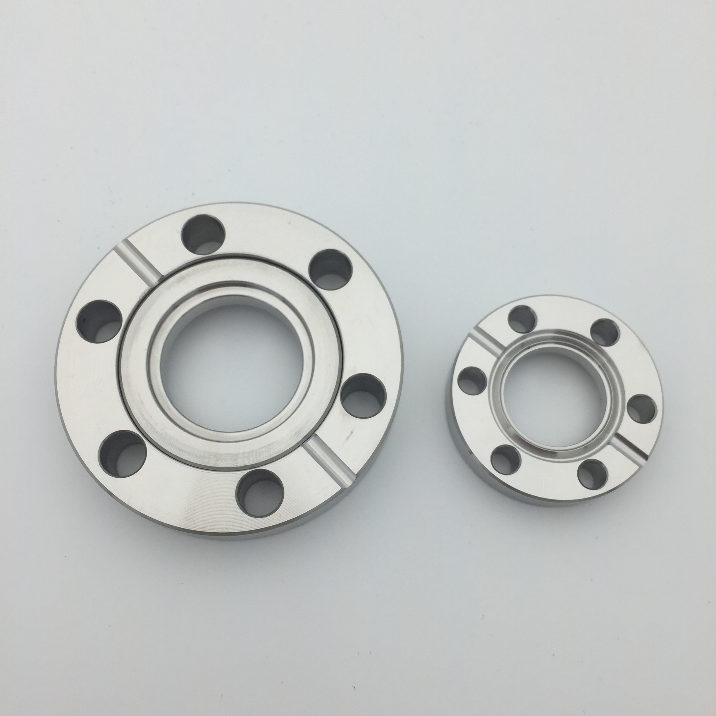SS304 Vacuum Nipple Fittings KF Stub End Lapped Flange