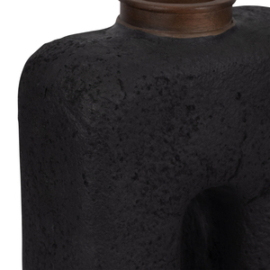 Vaso ad arco scultoreo, moderno vaso in ceramica per fiori, decorazione da tavolo per soggiorno, camera da letto, ufficio - Product Image 5