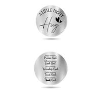 Porte-clés « Pocket Hug Token » – Cadeaux inspirants avec logo personnalisé disponible – Souvenir de soutien émotionnel – Nouveauté 2026