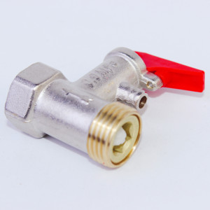 Van Góc Đồng Thau Thị Trường Đông Nam Á 0,9mpa C.p. Kèm Van Góc Một Chiều Kích Thước 1/2 Mặt Bích - Product Image 4
