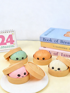 Colorful mini DumplingStress <b>Balls</b> Fidget SensoryToy <b>Squeeze</b> Dough <b>Ball</b> Stress ReliefHand Toy - Product Image 2