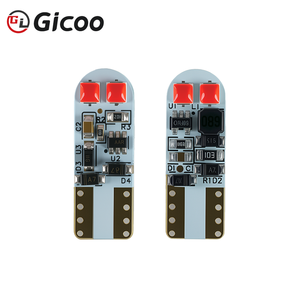 Ampoule LED Gicoo 12V T10 W5W 194, remplacement pour éclairage de plaque d'immatriculation latérale de voiture, lentille convexe 9x26mm - Product Image 4