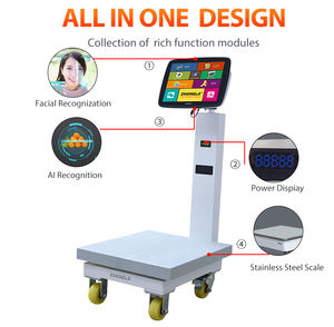 ZHONGJI 30kg Capacité Supermarché Aliments Comptage Balance Sans Fil/Filaire NFC USB Options pour Le Marché Des Aliments Frais Caisse Enregistreuse POS - Product Image 6