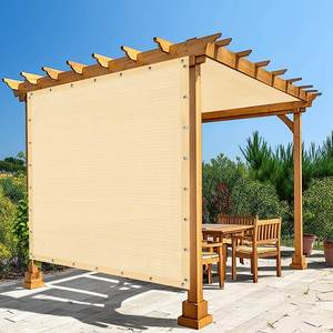 Filet pare-soleil HDPE anti-UV épaissi 2x2m~6x6m, filet de clôture de jardin, filet de balcon, terrasse, écran de sécurité et de confidentialité - Product Image 2