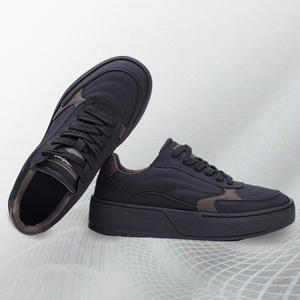 Мужские повседневные туфли на шнуровке из высококачественных материалов с толстой подошвой для спорта и отдыха - Product Image 2