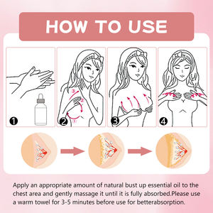 Aceite esencial para mejorar los senos, Aceite de Masaje calmante orgánico para el crecimiento de los senos, aceite reafirmante para senos grandes - Product Image 6