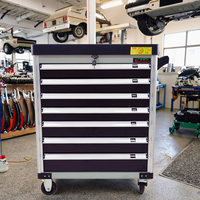 Organiseur d'outils roulant robuste DRSD DOK-7 pour ateliers de réparation automobile